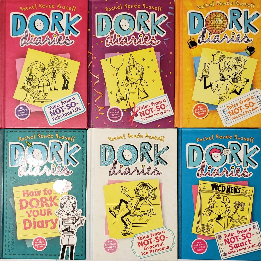 Dork Diaries 1 - 5. With 3 & 3.5